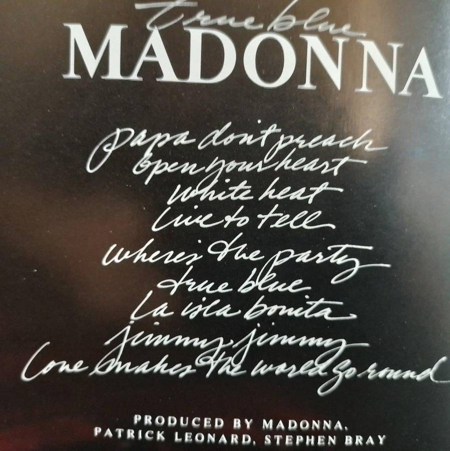 CD - Madonna - True Blue