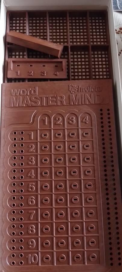 Vintage Word Mastermind Made in England by Invicta Games (New Improved Version)