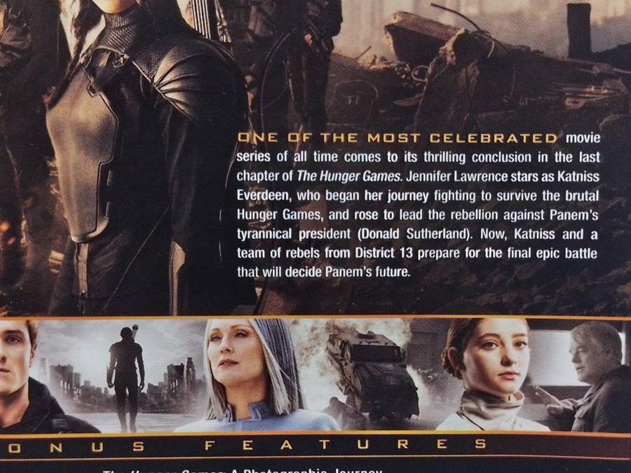 DVD - The Hunger Games - Mocking Jay Part 2