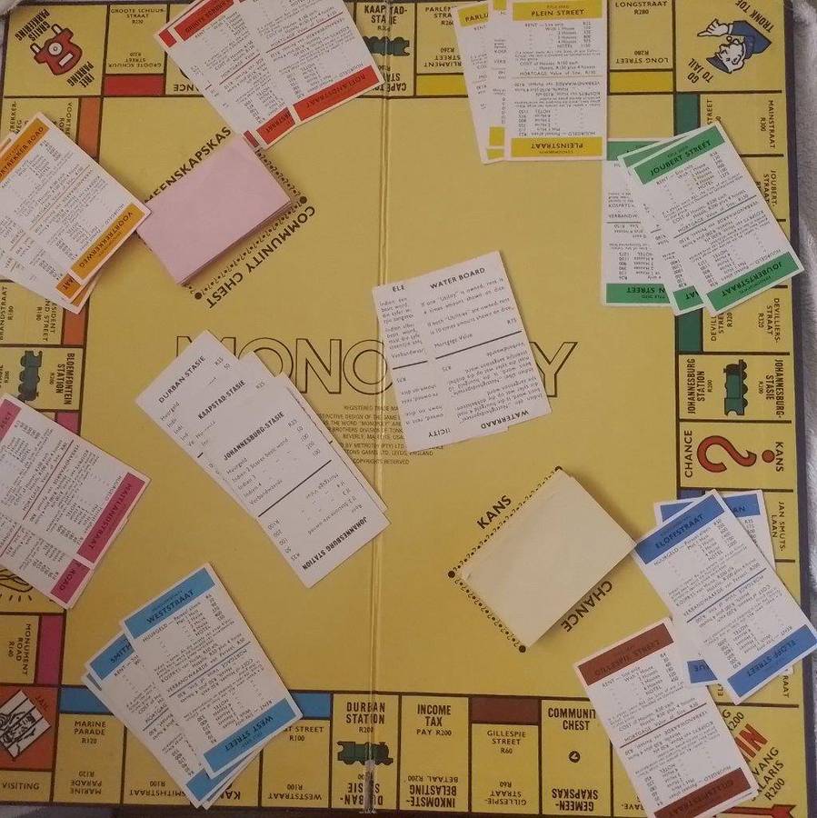 Vintage Monopoly - Waddingtons MetroToy - Has Eloff Street