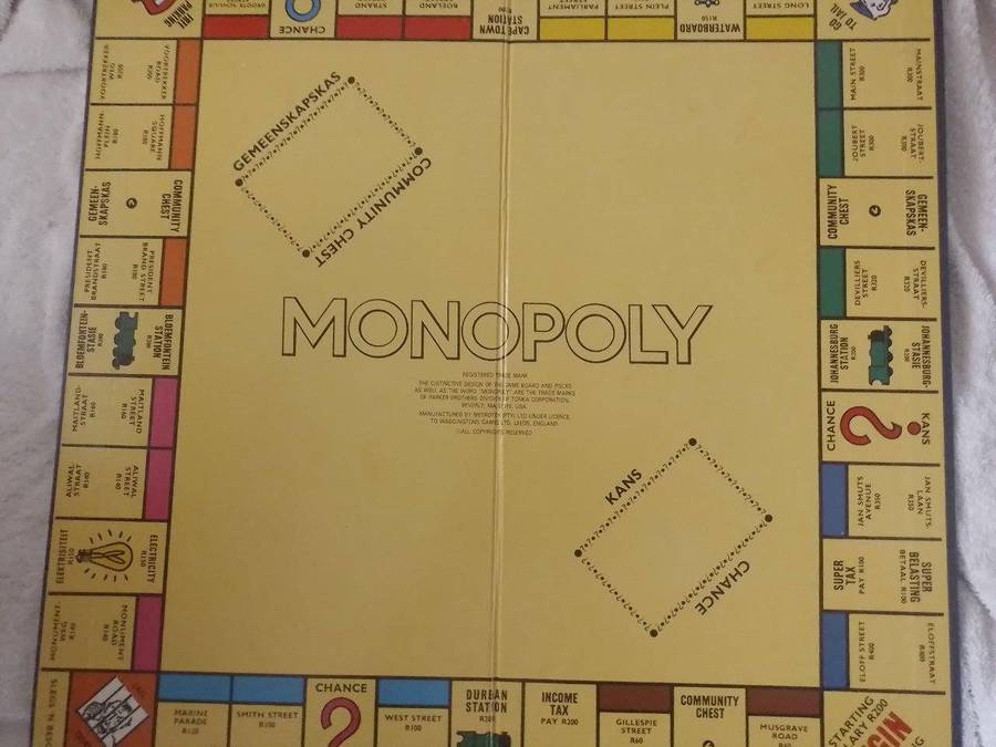 Vintage Monopoly - Waddingtons MetroToy - Has Eloff Street
