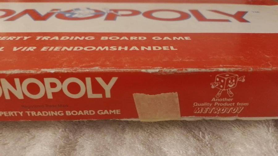 Vintage Monopoly - Waddingtons MetroToy - Has Eloff Street