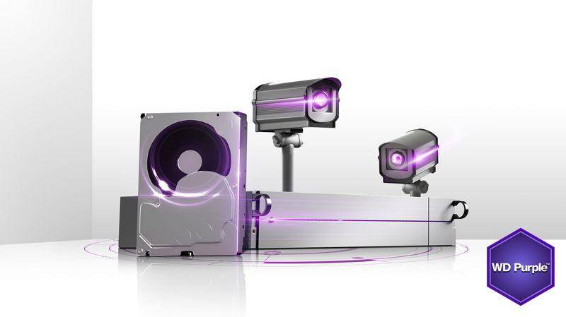 WD Purple Surveillance 3.5-inch Hard Drive - 1TB