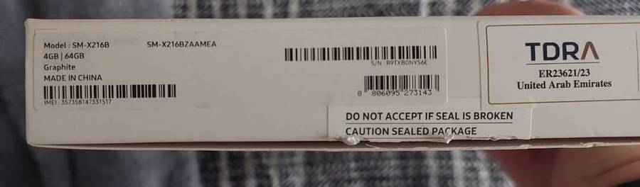 ##Late Entry## Like Brand New Samsung Galaxy Tab A9+  11'' Wifi And SimCard 4GB/64GB With Flip Cover