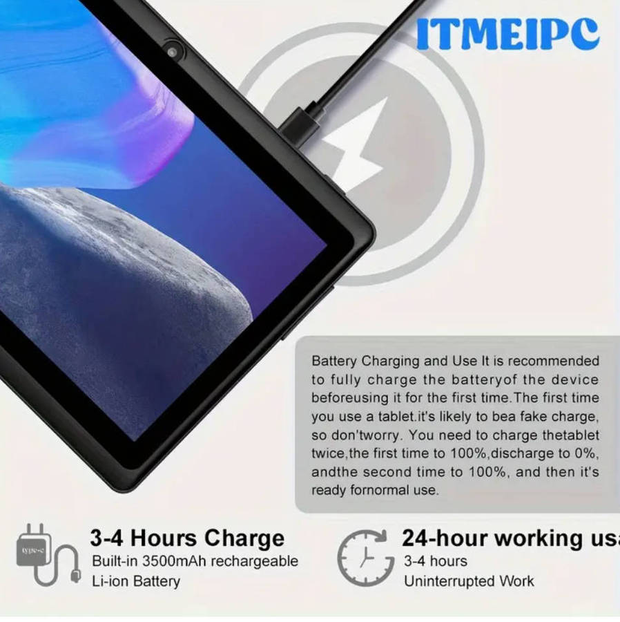 7" Android 14 Tablet  Brand New in Box! (4GB + 32GB, WiFi, Quad-Core)