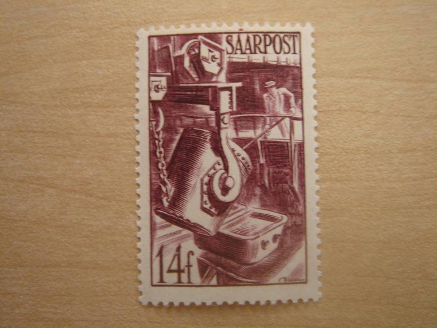 1948 Saarland MiNr 249 MLH