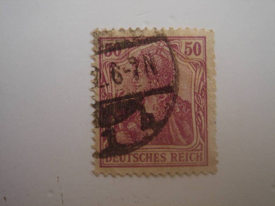 1920 Deutsches Reich MiNr 146 II used, stamped