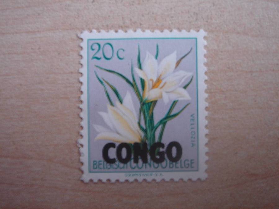 1960 Congo DR - Flowers optd - SG362 MNH