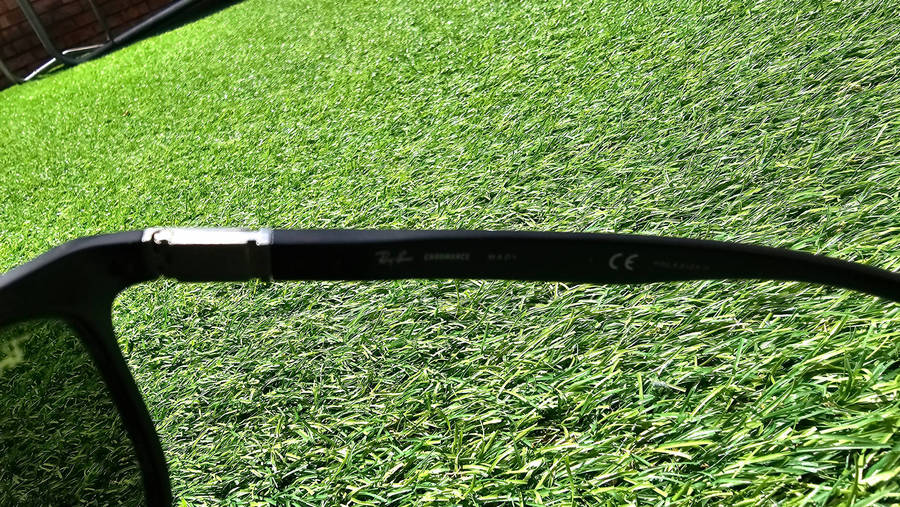 Ray-Ban RB4330CH Chromance square sunglasses with polarized lenses