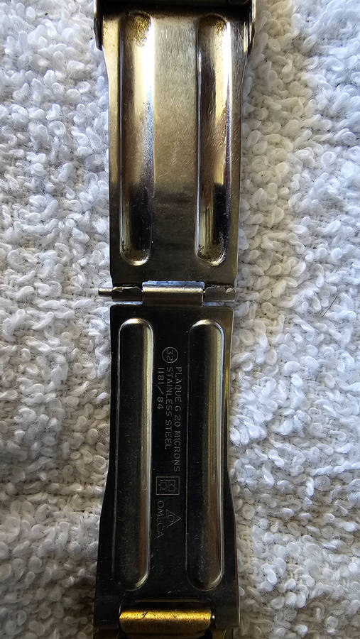 OMEGA GENEVE Men Gold Dial Auto calendar 1972 Cal. 1481 Ref. 166.099