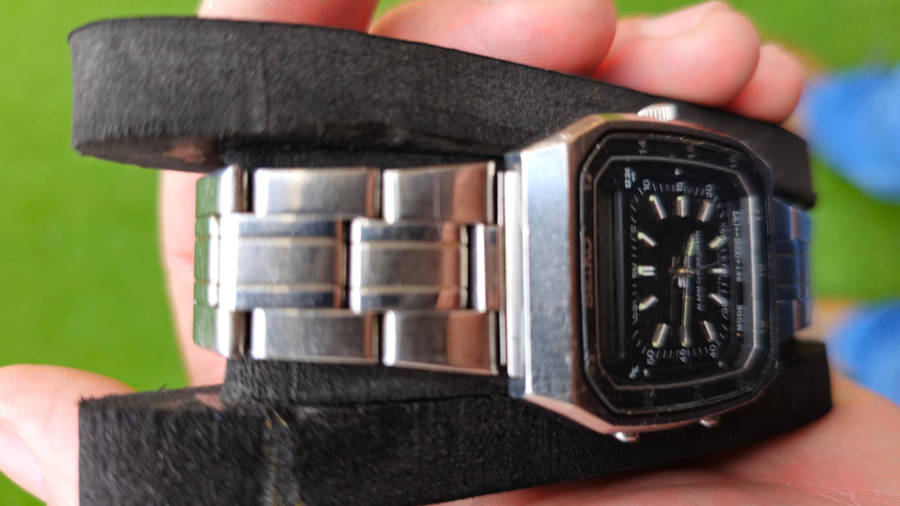 Very Rare Vintage 80s Seiko Watch H357-5070 LCD Digital Watch - 1980's Bond Style - No Box or Papers