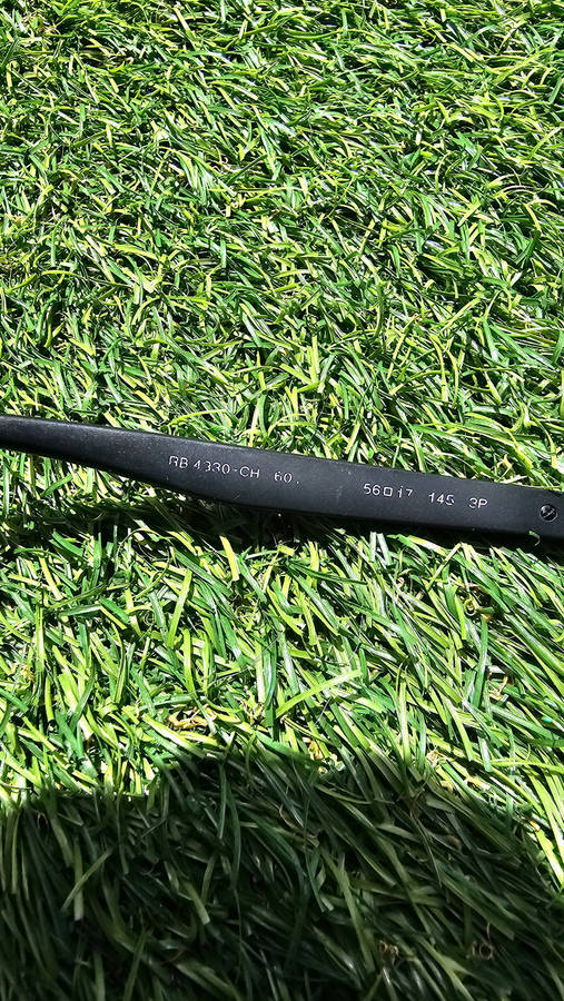 Ray-Ban RB4330CH Chromance square sunglasses with polarized lenses