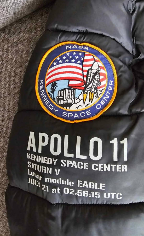 Original Alpha Industries Apollo 11 Bomber Jacket -Size Large