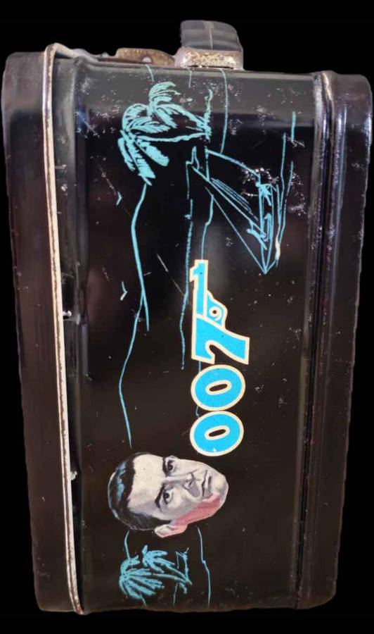 1966 James Bond 007 Metal Lunchbox by Aladdin Industries (Highly Collectable)