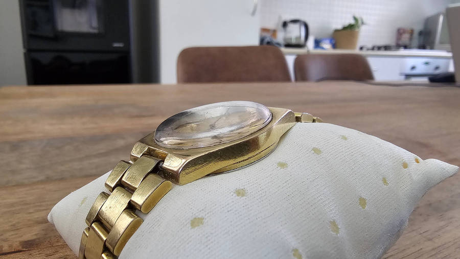 OMEGA GENEVE Men Gold Dial Auto calendar 1972 Cal. 1481 Ref. 166.099