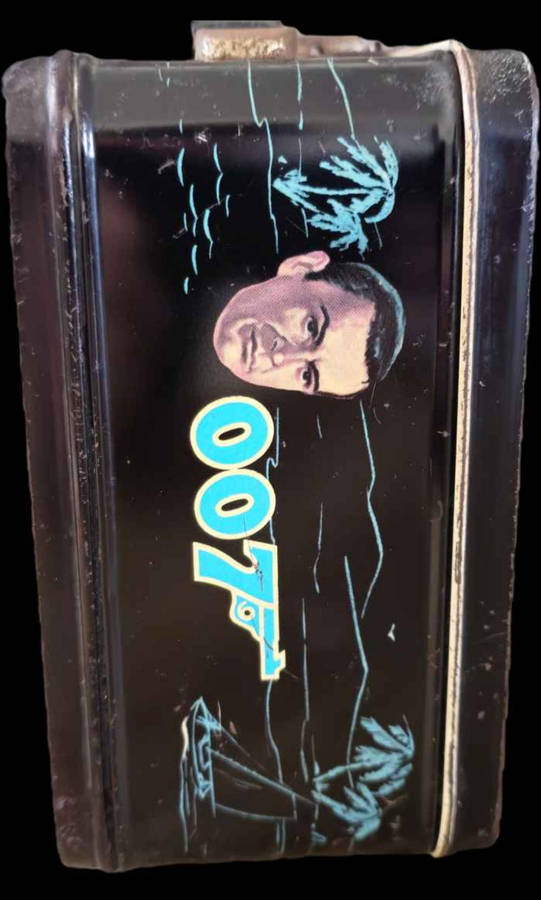 1966 James Bond 007 Metal Lunchbox by Aladdin Industries (Highly Collectable)