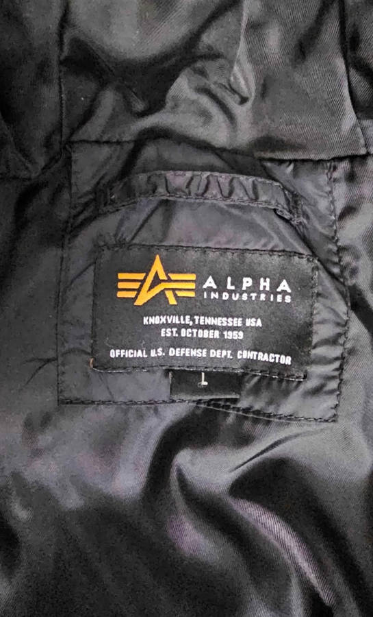 Original Alpha Industries Apollo 11 Bomber Jacket -Size Large