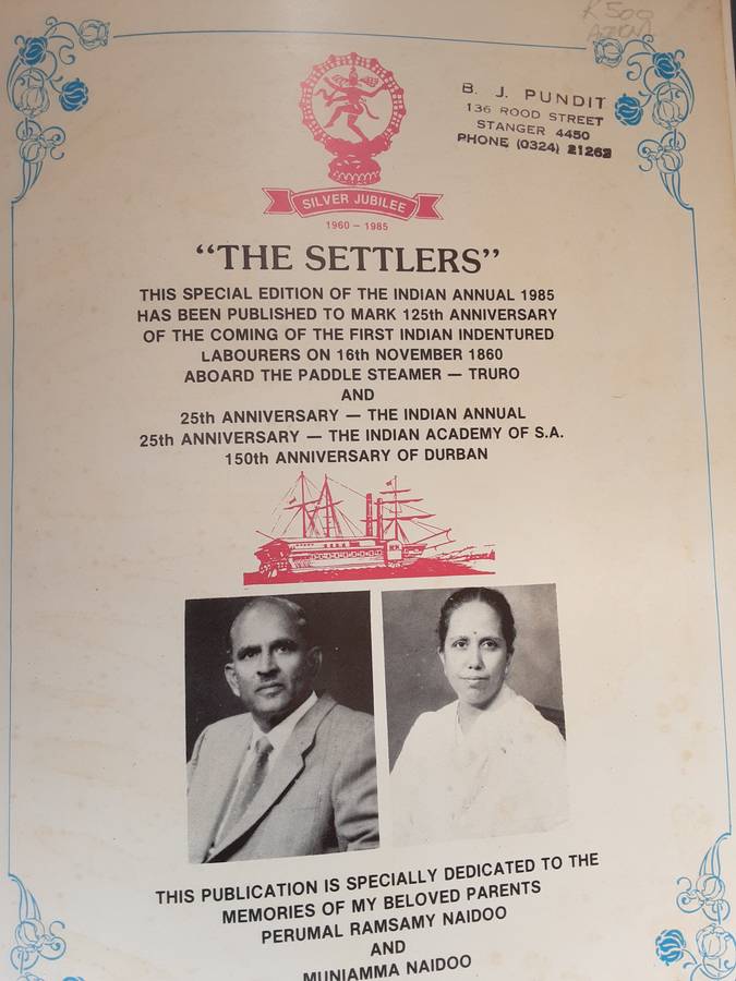 The Indian Annual 1985 Special Commemorative Issue Truro To Today 125th Anniversary