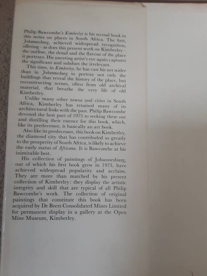 Philip Bawcombe`s Kimberley - Historical Text By: Ted Scannell