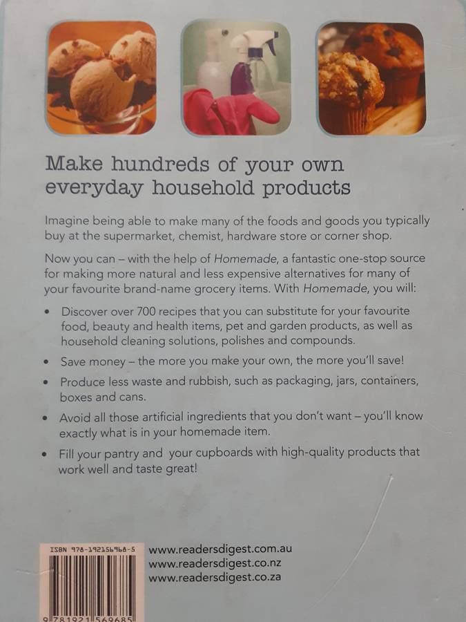 Homemade over 700 Everyday Items that are Easty to Make & Will Save Yo Money