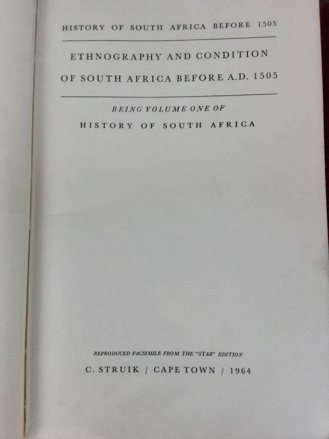 History of South Africa, before 1505 to 1884, 11 vol set complete by George McCall Theal