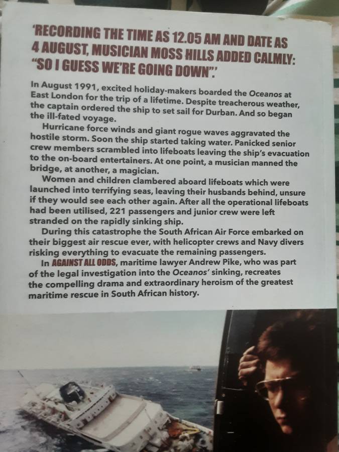 Against All Odds The Epic Story of the Oceanos Rescue by Andrew Pike