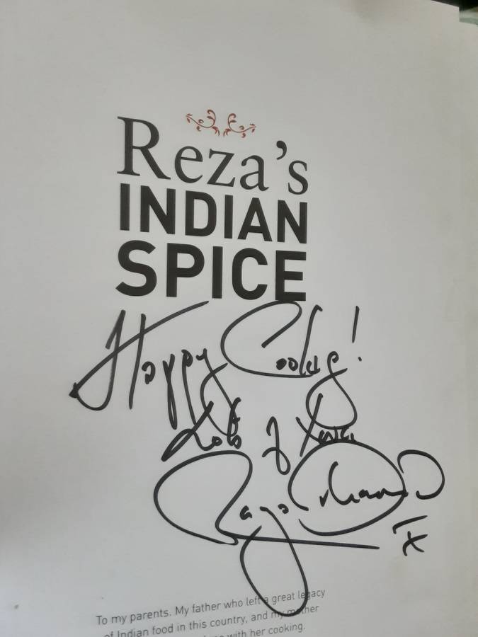 Reza's Indian Spice by Reza Mahammad ***Signed Copy ***