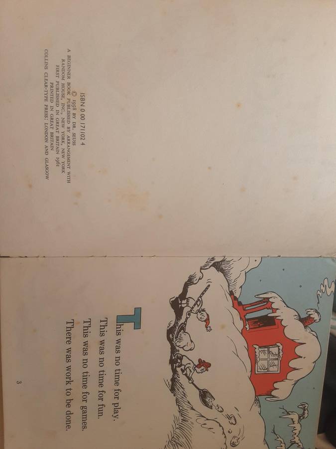 The Cat in the Hat Comes Back by Dr Seuss **First English Edition **
