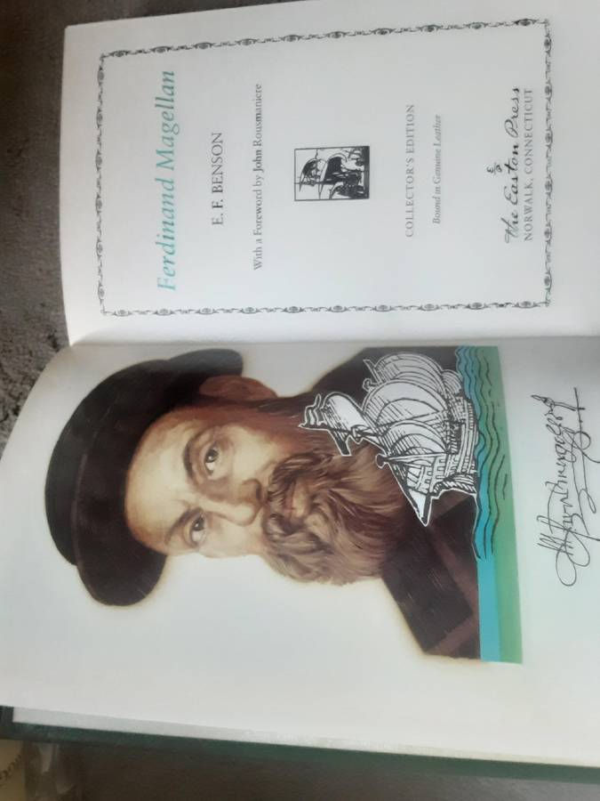 Ferdinand Magellan by E F Benson **collector's edition in full leather**