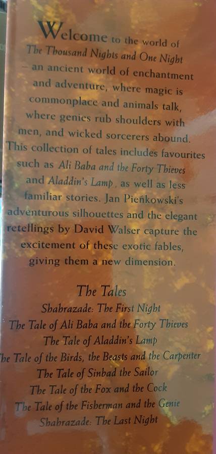 The Thousand Nights and One Night by Jan Pienowski retold by David Walser