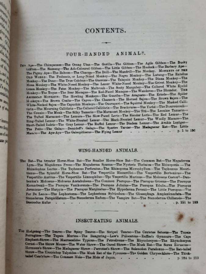 Cassells Popular Natural History, Mammalia illustrated with over 500 Engravings in 2 vols