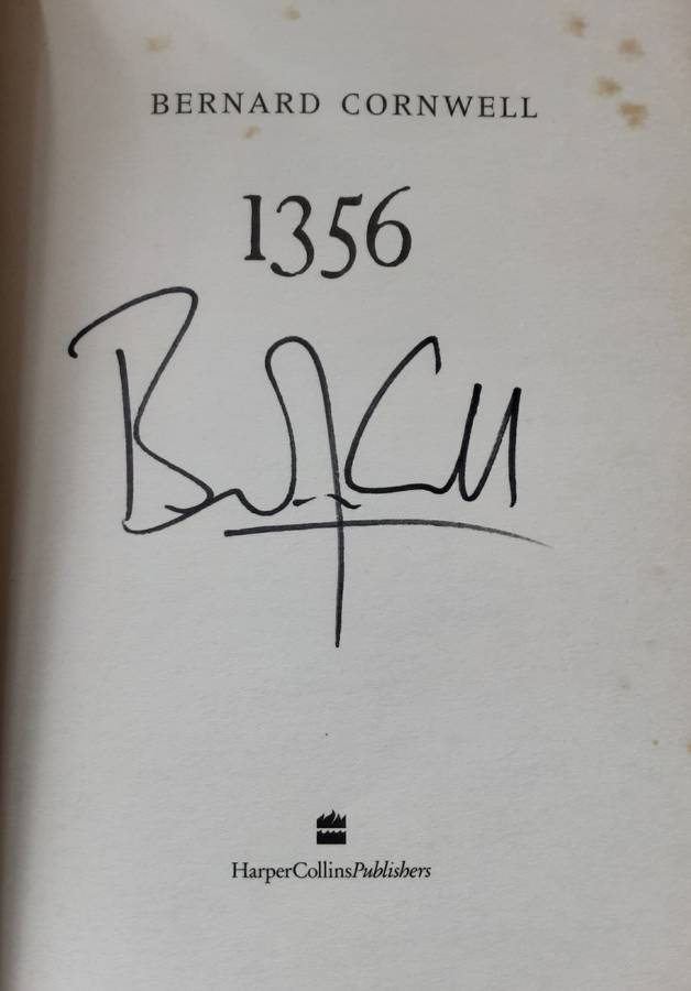 1356 Go With God and Fight Like the Devil by Bernard Cornwell **Signed Copy **