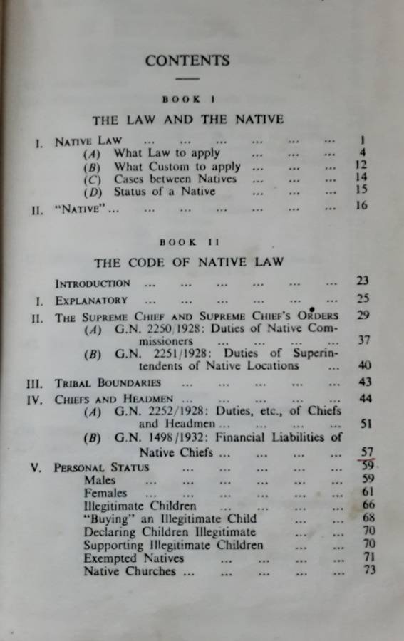 Principles of Native Law and The Natal Code by W G Stafford and Emanuel Franklin