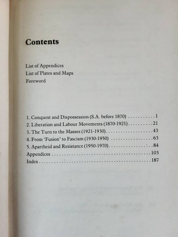 Fifty Fighting Years The South African Communist Party 1921 1971 by A Lerumo