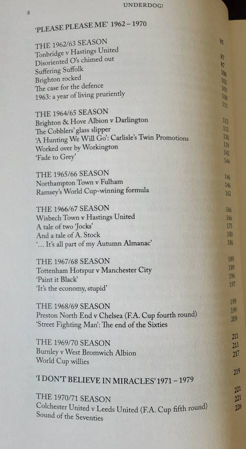 Underdog! 50 Years of Trials & Triumph with Footballs Also Rans by Tim Quelch