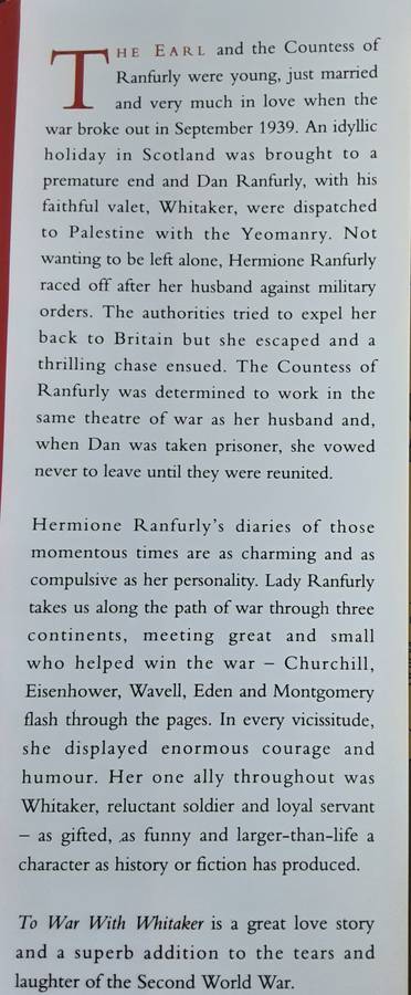 The War With Whitaker, the Wartime Diaries of the Countess of Ranfurly 1939 45