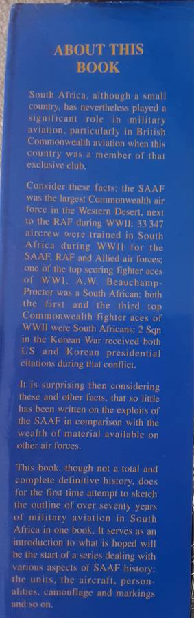 On Wings of Eagles South Africa's Military Aviation History by Dave Becker
