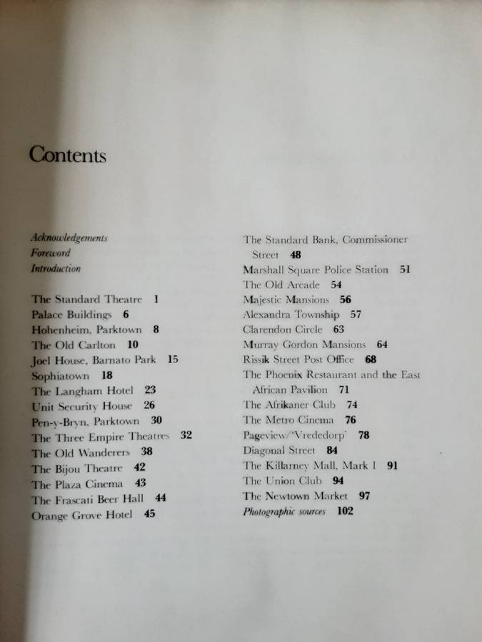 Lost Johannesburg  by Arnold Benjamin foreward by Spike Milligan