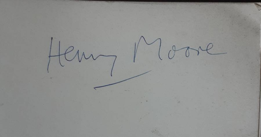 Henry Moore an Exhibition of Sculpture from 1950 1960 Whitechapel Art Gallery *Signed by Moore*