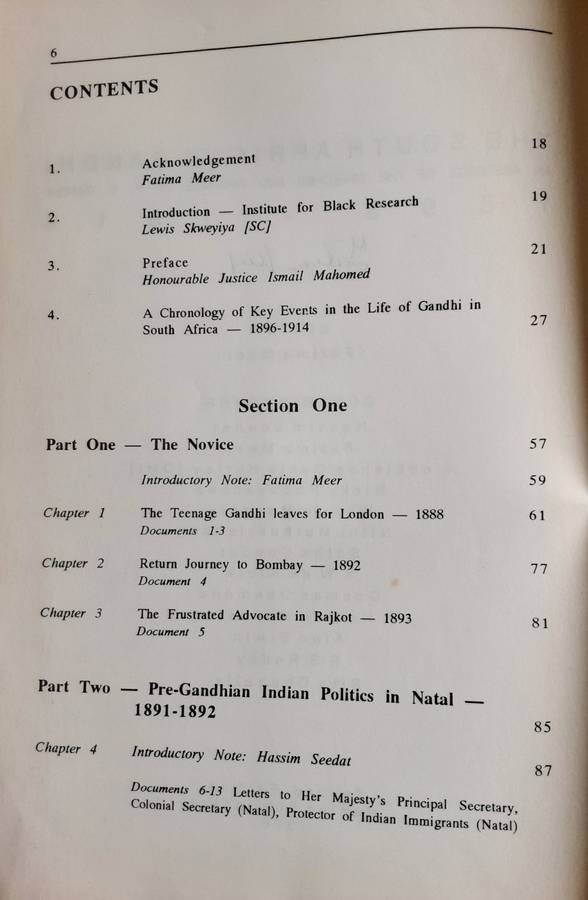 The South African Gandhi An Abstract of Speeches & Writings edited by Fatima Meer **Signed Copy **