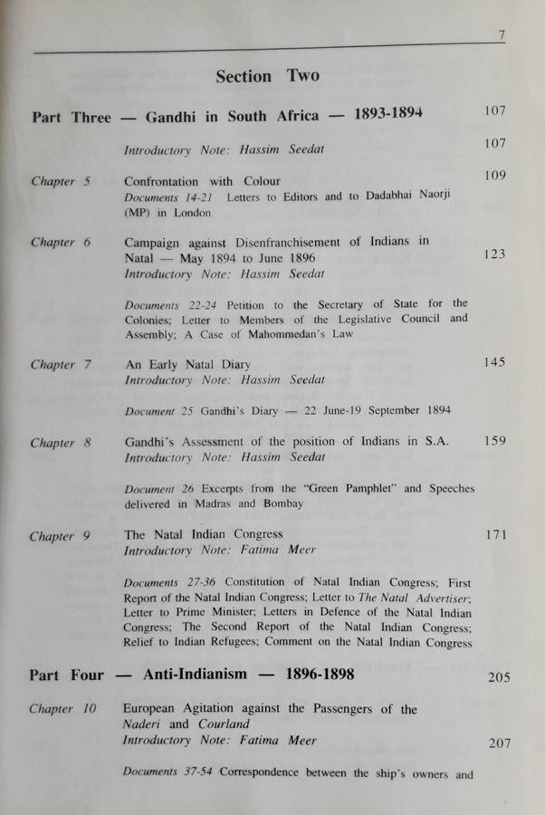 The South African Gandhi An Abstract of Speeches & Writings edited by Fatima Meer **Signed Copy **