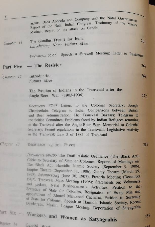 The South African Gandhi An Abstract of Speeches & Writings edited by Fatima Meer **Signed Copy **