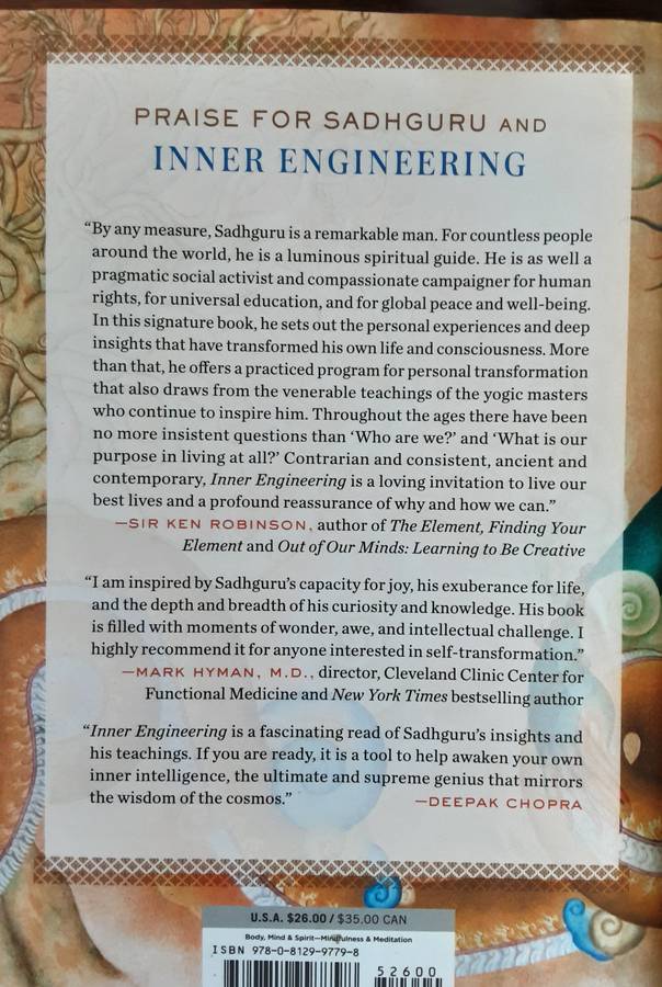 Inner Engineering A Yogi's Guide to Joy by Sadhguru