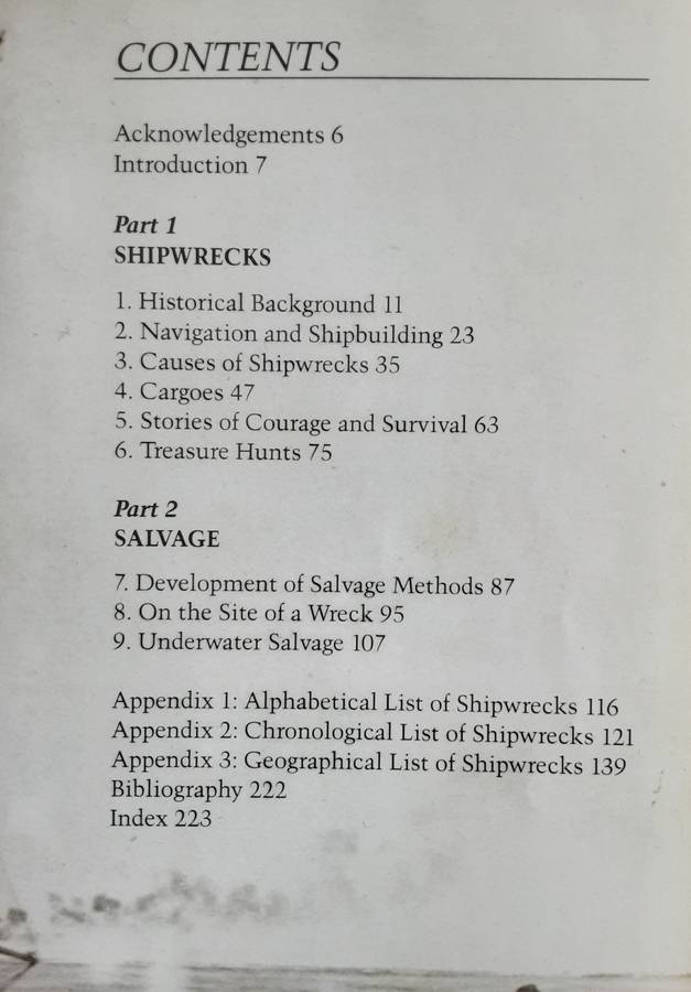 Shipwrecks & Salvage in South Africa 1505 to the Present by Malcom Turner