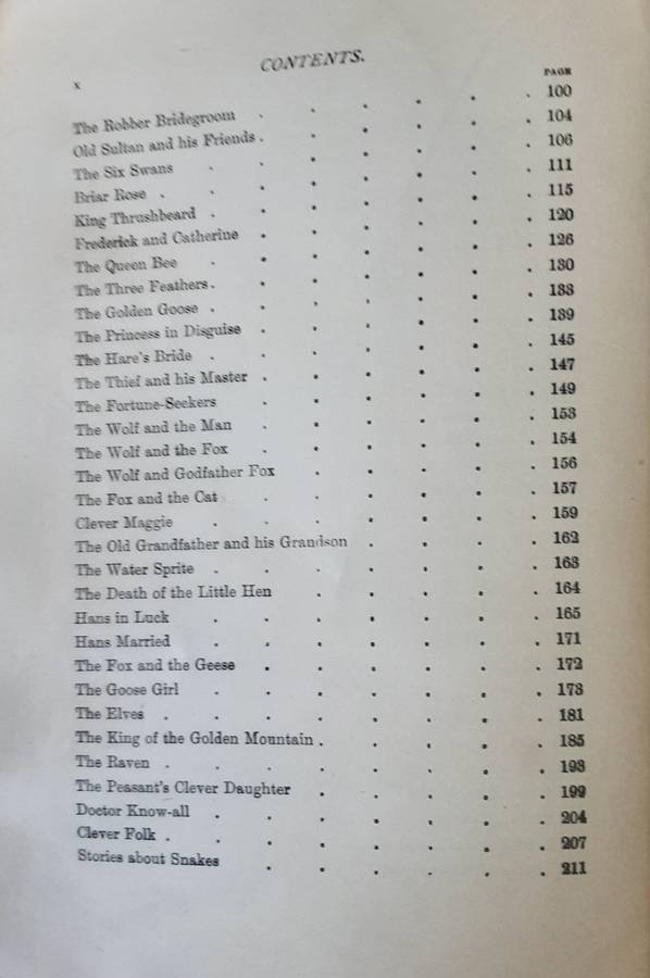 Grimms Fairy Tales and Household Stories translated by H R Paull & L A Wheatley circa 1910
