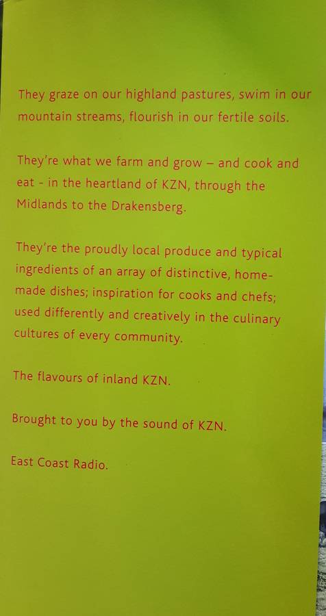 East Coast Tables Inland Edition The Midlands & the Berg by Erica Platter & Clinton Friedman