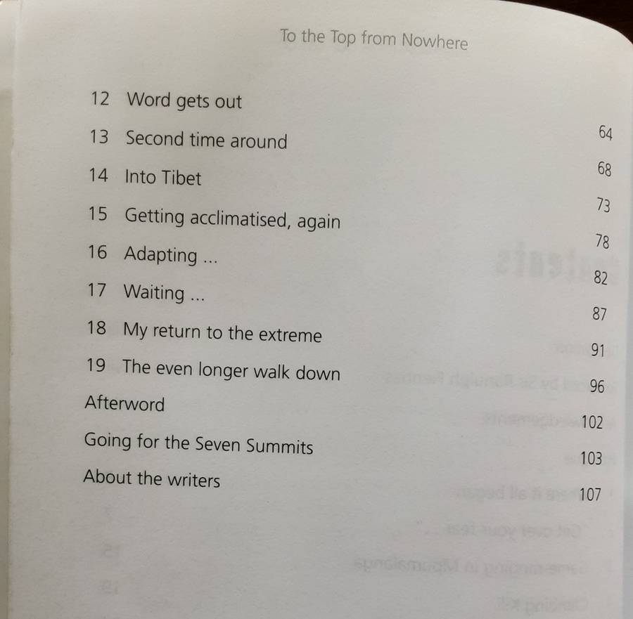 To The Top From Nowhere  by Sibusiso Vilane with Gail Jennings **Signed Copy **