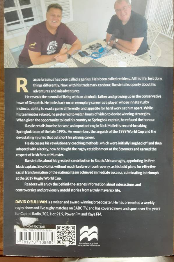 Rassie, Stories of Life and Rugby by Rassie Erasmus with David O'Sullivan