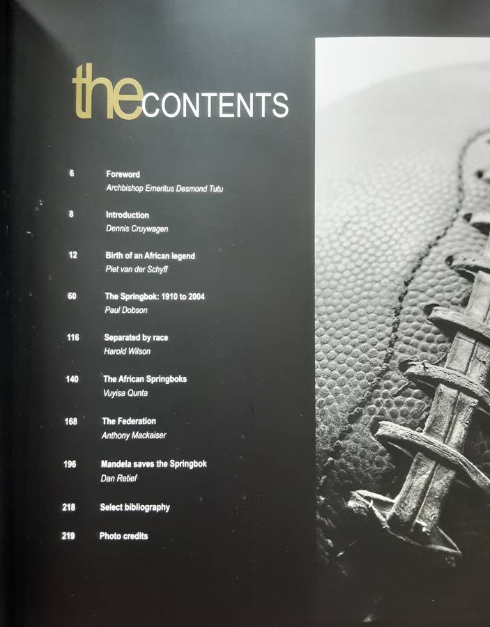 The Badge, A Centenary of the Springbok Emblem edited by Paul Dobson et al