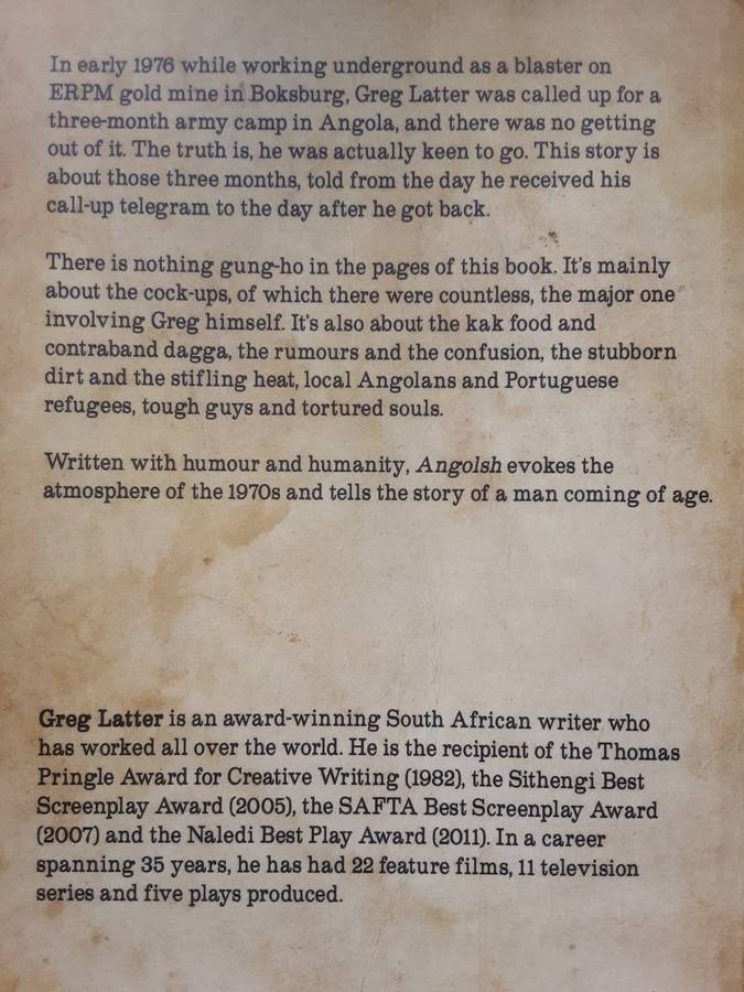 Angolsh, Scenes from an Army Camp by Greg Latter